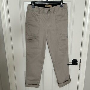 Democracy High Rise Utility Ab Solution Roll Cuff Pant
